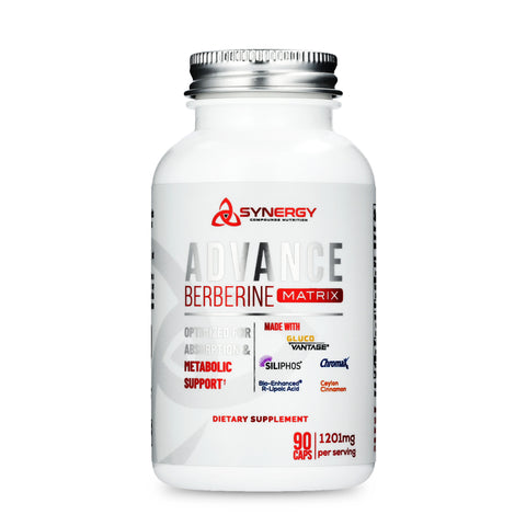 Advance Berberine Matrix 90caps: 5 in 1 Dihydroberberine (GlucoVantage) 400mg, Milk Thistle Phytosome (Siliphos) 300mg, Ceylon Cinnamon 20:1 400mg , R-Lipoic Acid 100mg, Chromium Picolinate 1000mcg